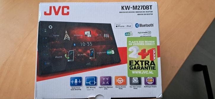 JVC KW-M27DBT 2-DIN Autoradio DAB+, Auto diversen, Autoradio's, Zo goed als nieuw, Ophalen of Verzenden