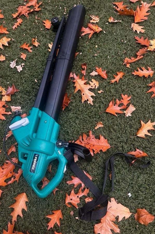 Ferrex bladblazer/zuiger 3300W – zeer krachtig – nieuw, Tuin en Terras, Bladblazers, Zo goed als nieuw, Ruggedragen, Elektrisch