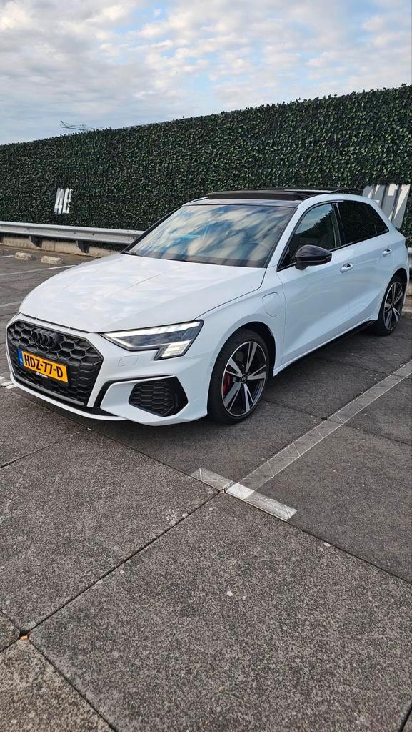 Audi A3 45 Tfsi e Phev S-tronic 2021 Wit Pano, Auto's, Audi, Particulier, A3, ABS, Achteruitrijcamera, Adaptieve lichten, Adaptive Cruise Control
