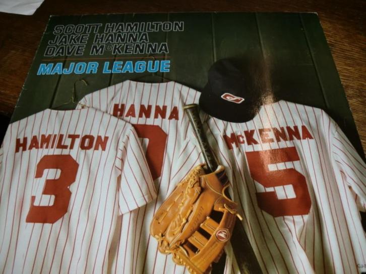 Scott Hamilton / Jake Hanna / Dave McKenna ‎Major League LP, Cd's en Dvd's, Vinyl | Jazz en Blues, Gebruikt, Jazz, 1980 tot heden