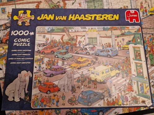 Jan van Haasteren Jumbo gaat winkelen nr 20028 -1000 stukjes, Hobby en Vrije tijd, Denksport en Puzzels, Gebruikt, Legpuzzel, 500 t/m 1500 stukjes