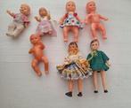 5 vintage antieke poppenhuis popjes, Ophalen of Verzenden, Gebruikt, Popje