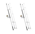 2x NIEUW Set Mitchell Strandhengels 4,50 Meter + Molens 7000, Watersport en Boten, Ophalen, Nieuw, Complete set