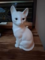 Kat poes keramieken Beeldje - 20 cm, Antiek en Kunst, Kunst | Beelden en Houtsnijwerken, Ophalen of Verzenden