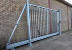 Vrijdragende schuifpoort, Tuin en Terras, Ophalen of Verzenden, Zo goed als nieuw, IJzer