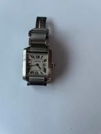 Tank cartier franchise 2,8 x 2,4 mm QUARTZ, Ophalen of Verzenden, Zo goed als nieuw, Leer, Overige merken