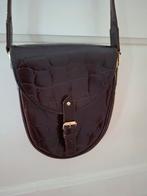 Mulberry lookalike schoudertasje, donkerbruin leer, Ophalen of Verzenden, Bruin, Schoudertasje