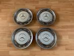RVS mercedes wieldoppen 1975 tot 1985 wit, Auto diversen, Wieldoppen, Ophalen of Verzenden, Gebruikt
