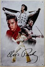 Elvis Presley fotos collage reclamebord van metaal wandbord