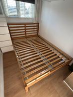 IKEA Tarva Bedframe + Lattenbodem 140x200, Ophalen, Bruin, Tweepersoons, 140 cm