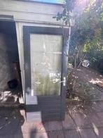 Hardhouten buitendeur, Doe-het-zelf en Verbouw, Ophalen, Gebruikt, 80 tot 100 cm, Buitendeur