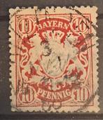 Bayern Postzegel, Postzegels en Munten, Postzegels | Europa | Duitsland, Ophalen of Verzenden, Duitse Keizerrijk, Gestempeld