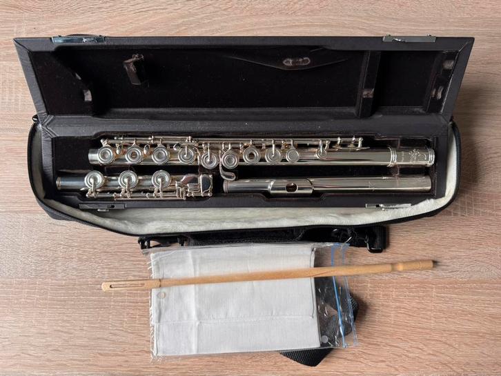 Miyazawa dwarsfluit 202, Muziek en Instrumenten, Blaasinstrumenten | Dwarsfluiten en Piccolo's, Zo goed als nieuw, Ophalen