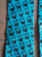 Albert Heijn AH Ahold stropdas winkelwagentjes blauw, Verzenden, Zo goed als nieuw, Blauw