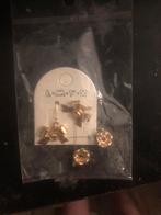 14K Gouden Oorbellen met Strikjes, Ophalen of Verzenden, Nieuw, Goud, Knopjes of Stekers