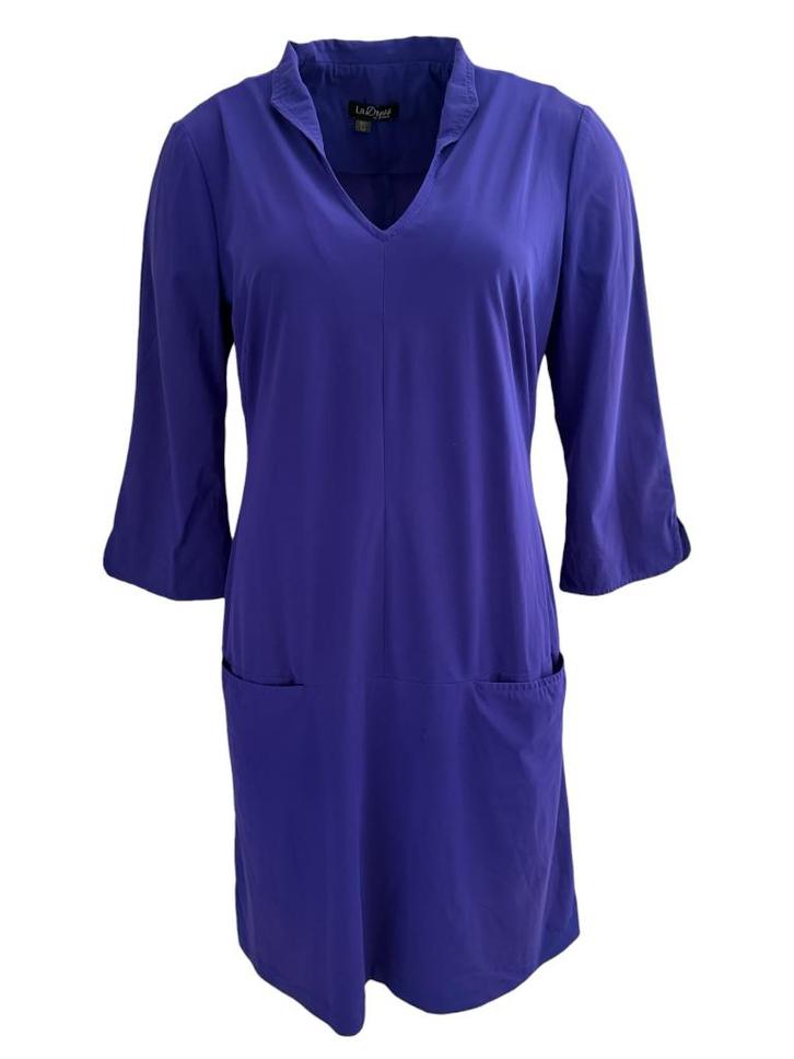 LaDress jurk M, Kleding | Dames, Jurken, Zo goed als nieuw, Maat 38/40 (M), Paars, Ophalen of Verzenden