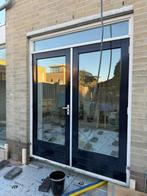 Openslaande tuindeuren met kozijn, Doe-het-zelf en Verbouw, Kozijnen en Schuifpuien, Ophalen, Gebruikt, Hout