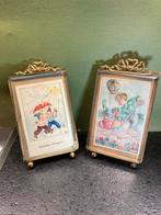 Twee brocante Franse striklijsten, Ophalen of Verzenden