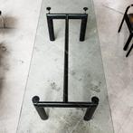 Cassina - LC 6 eettafel - zwart - kristalglas blad, Ophalen, 50 tot 100 cm, Nieuw, Vijf personen of meer