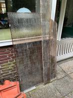 3 platen 5mm structuurglas bruin, diverse afmetingen, Doe-het-zelf en Verbouw, Glas en Ramen, Ophalen, Gebruikt, Minder dan 80 cm