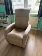 Gratis relax stoel met gebruikerssporen, Huis en Inrichting, Fauteuils, Ophalen, Gebruikt, 50 tot 75 cm, Leer