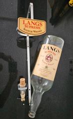 Langs Supreme Whiskey 4,5 L fles met flesbeugel en nondrip, Ophalen of Verzenden, Gebruikt, Gebruiksvoorwerp