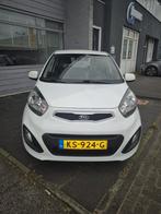 Kia Picanto 1.0 Cvvt 66 PK 5D 2017 Wit, Auto's, Zwart, 4 stoelen, Wit, Origineel Nederlands