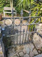 Smeedijzeren Tuinhekje met Poort, Tuin en Terras, Ophalen, Met poort, Gebruikt, Tuinhek