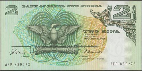Papua New Guinea 2 kina ND(1989-1991) UNC p.5a (# 61), Postzegels en Munten, Bankbiljetten | Oceanië, Los biljet, Verzenden