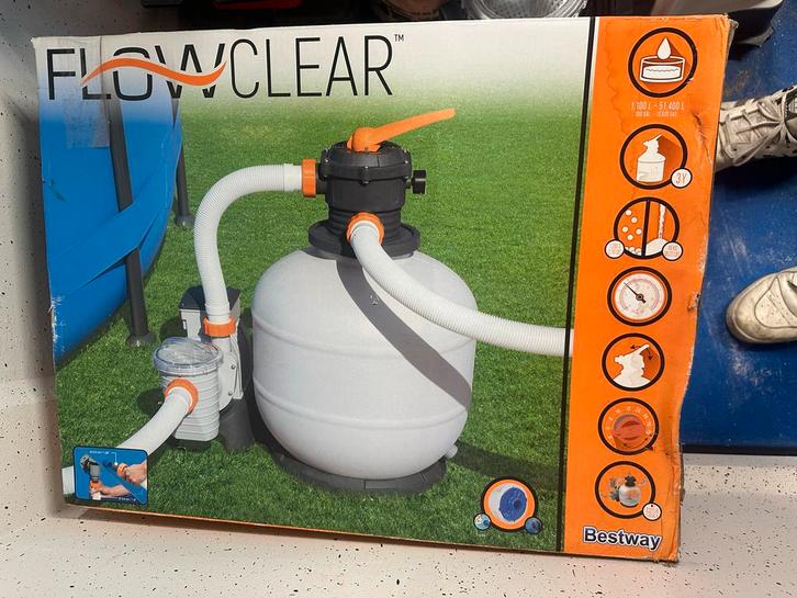 Bestway Flowclear Zandfilterpomp - Nieuw in doos, Tuin en Terras, Zwembad-toebehoren, Nieuw, Zwembadpomp, Ophalen of Verzenden