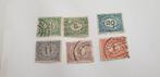 6112 nederland cijferzegels 1908, Postzegels en Munten, Postzegels | Nederland, Verzenden