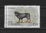 Gambia 1997 dier hond, Verzenden, Overige landen, Gestempeld