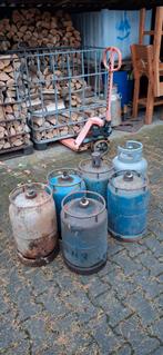 Gasflessen voor carbidbus, Ophalen