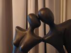 Brons  beeld  kunstwerk 75cm man vrouw, Antiek en Kunst, Ophalen of Verzenden