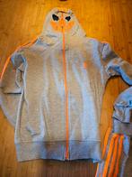 Trainingspak Adidas grijs oranje, Kinderen en Baby's, Kinderkleding | Maat 176, Gebruikt, Ophalen of Verzenden