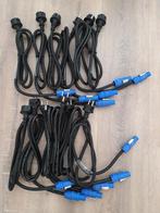 12x Schuko -> Neutrik Powercon kabels 1,5m 3G1,5, Overige typen, Ophalen of Verzenden, Zo goed als nieuw
