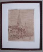 Willem Hopman (1930) - Dominicuskerk - de Laat Alkmaar - ets, Verzenden