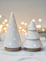 Kerstboompjes Decoratie met LED Waxinelichtje, Huis en Inrichting, Woonaccessoires | Kandelaars en Kaarsen, Kunststof, 25 tot 50 cm