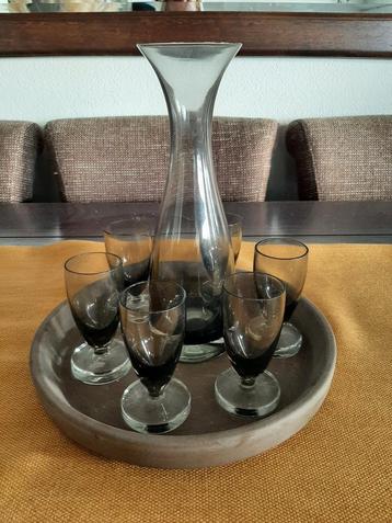 Art Deco Wijn/Likeur Set - 7 Delig beschikbaar voor biedingen