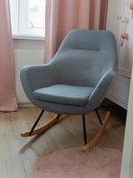 Schommelstoel NEBEL lichtblauw, Jysk stoel, fauteuil, Huis en Inrichting, Metaal, 75 tot 100 cm, Zo goed als nieuw, 50 tot 75 cm