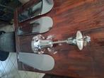 Antieke Chrome plafondventilator, Huis en Inrichting, Lampen | Plafondlampen, Ophalen, Gebruikt