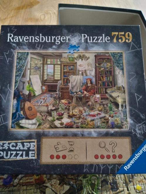 Ravensburger Escape Puzzle 759 - Compleet!, Hobby en Vrije tijd, Denksport en Puzzels, Zo goed als nieuw, Legpuzzel, 500 t/m 1500 stukjes