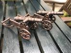 stel gietijzeren sierkanonnen, prima staat, Ophalen of Verzenden, Miniatuur of Beeldje