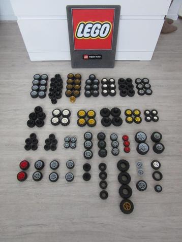 lego ( technic ) 109 banden en velgen diverse maten beschikbaar voor biedingen