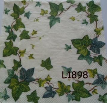 Servetten decoupage/bullet journal * Hedera L1898 beschikbaar voor biedingen