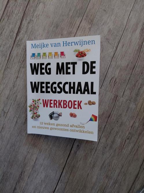 Weg met de Weegschaal Werkboek - Meijke van Herwijnen, Boeken, Gezondheid, Dieet en Voeding, Zo goed als nieuw, Dieet en Voeding