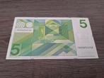UNC biljet 5 gulden Vondel II, 1973, Postzegels en Munten, Bankbiljetten | Nederland, Ophalen of Verzenden, 5 gulden