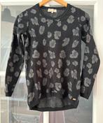 Zwarte trui panterprint Josh V maat XS, Kleding | Dames, Ophalen of Verzenden, Zo goed als nieuw, Maat 34 (XS) of kleiner, Zwart