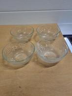 Schaaltjes pasari glas 4 stuks, Huis en Inrichting, Keuken | Servies, Ophalen of Verzenden, 'T Olde Gre-j, Info@toldegrej.nl, Endepoelstraat 20f Didam