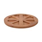 Teakhouten terras tafelblad rond 60 cm, Ophalen of Verzenden, Nieuw, Rond, Teakhout